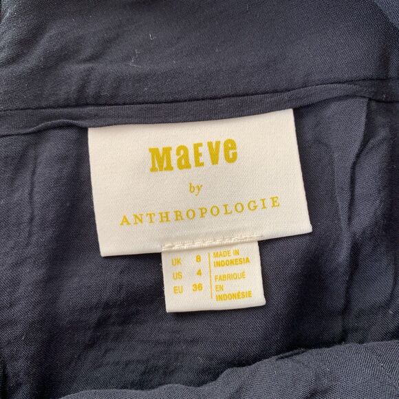 Maeve Anthropologie Townsend houndstooth mini skirt size 4 - Picture 4 of 13